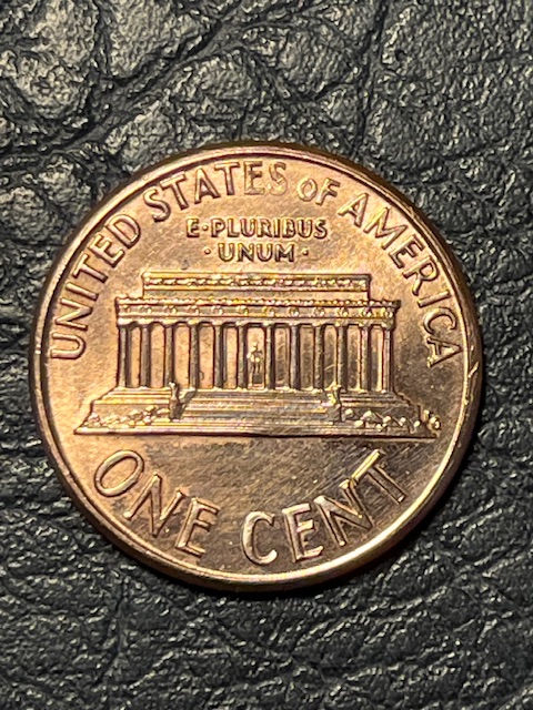Lincoln-Mémorial-Cent--1989-Die-Clash--Reverse